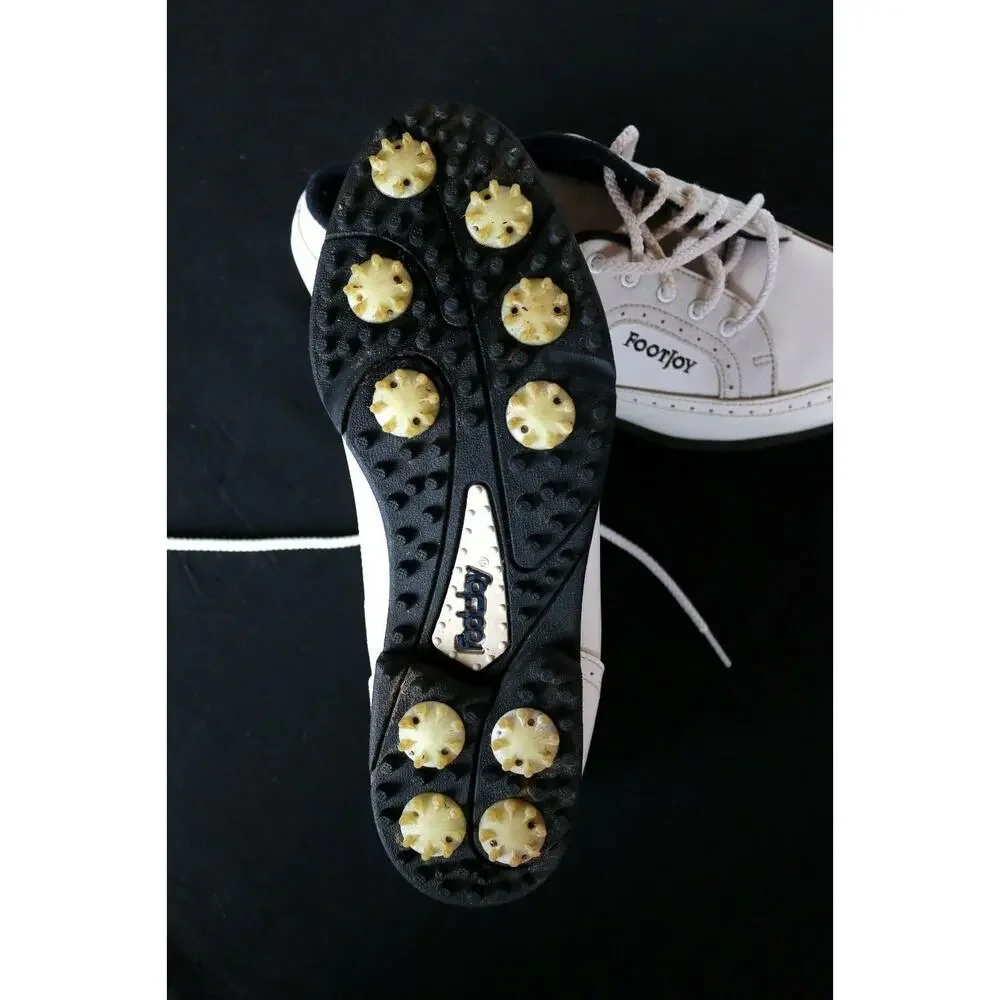 Footjoy Women's Sz 8M Greenjoy‎ White Golf Shoes